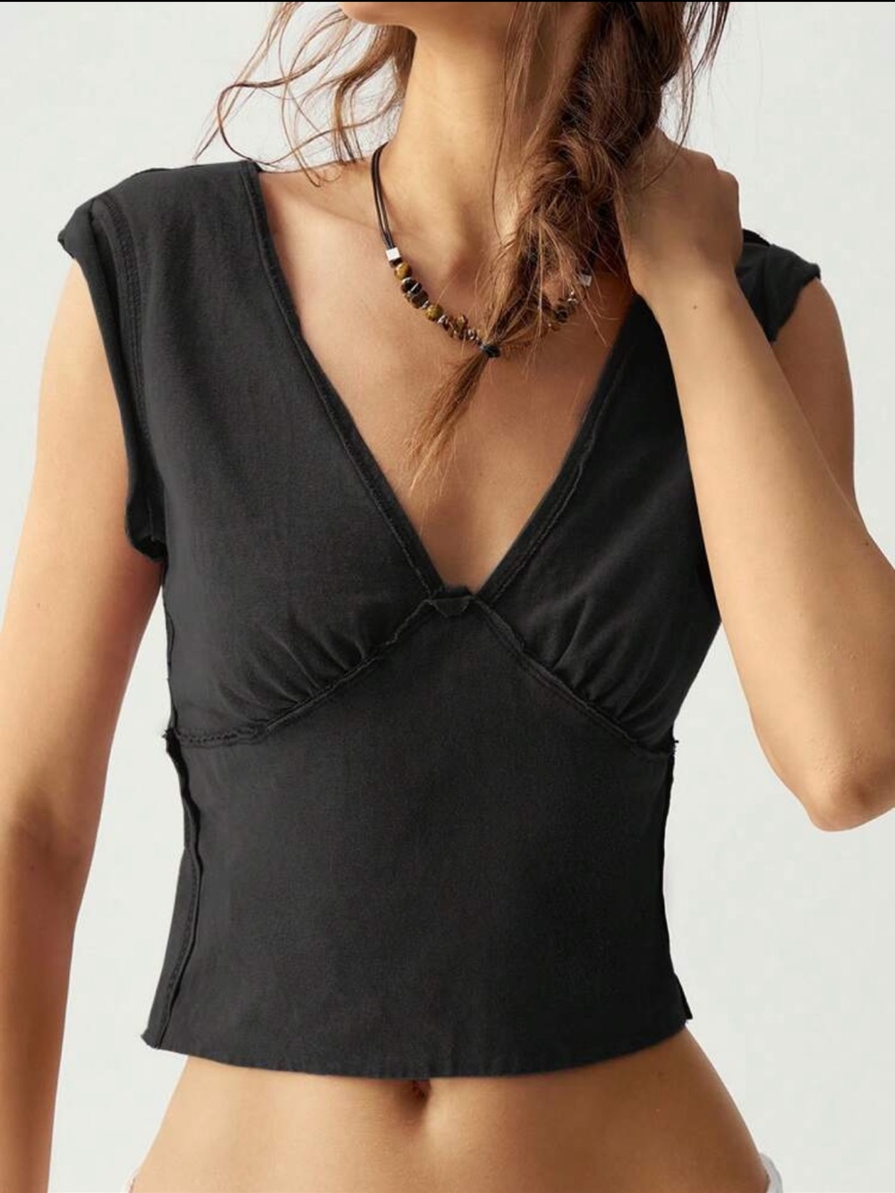 Shein V Neck Tee